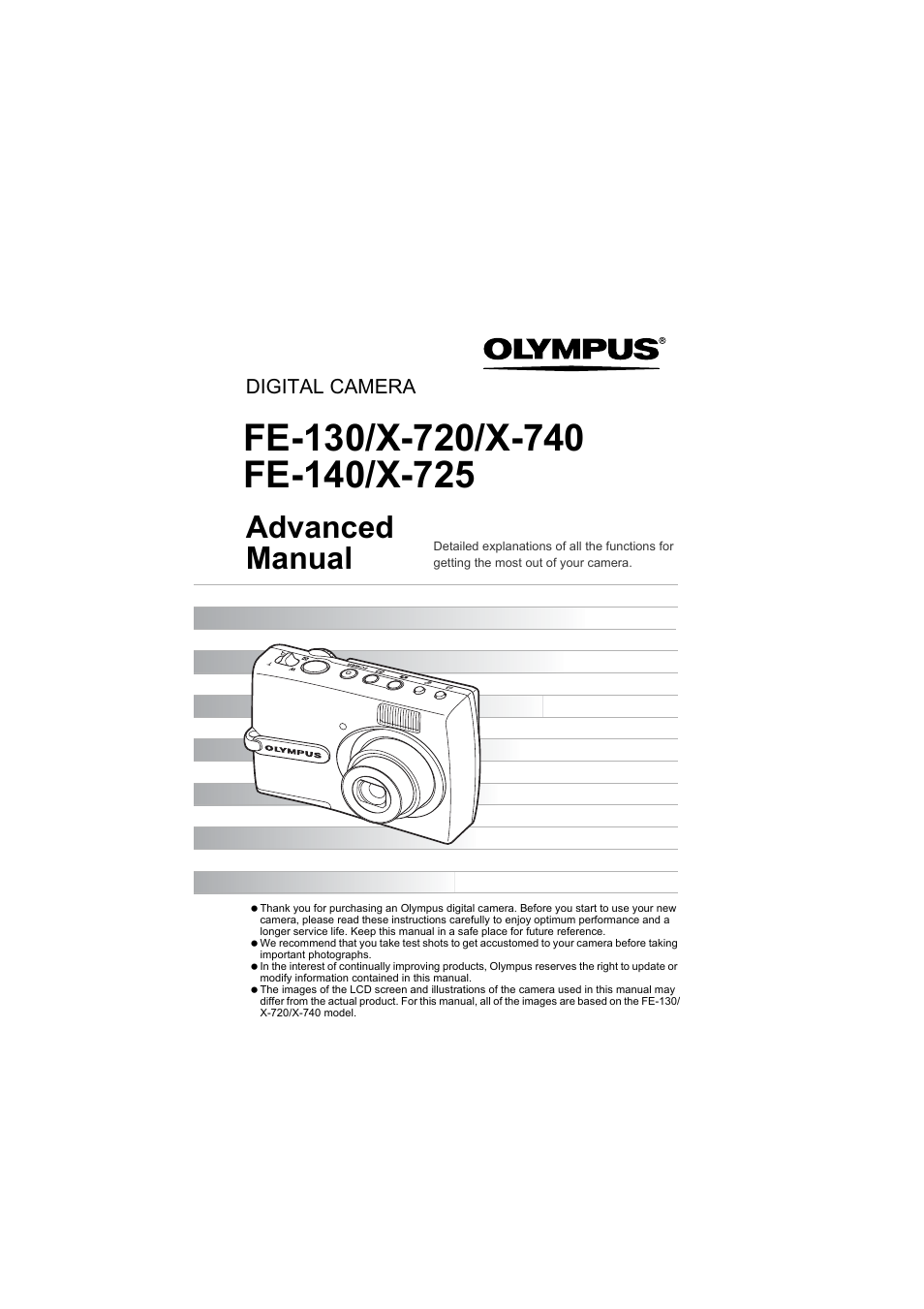 Olympus FE-140 User Manual | 80 pages