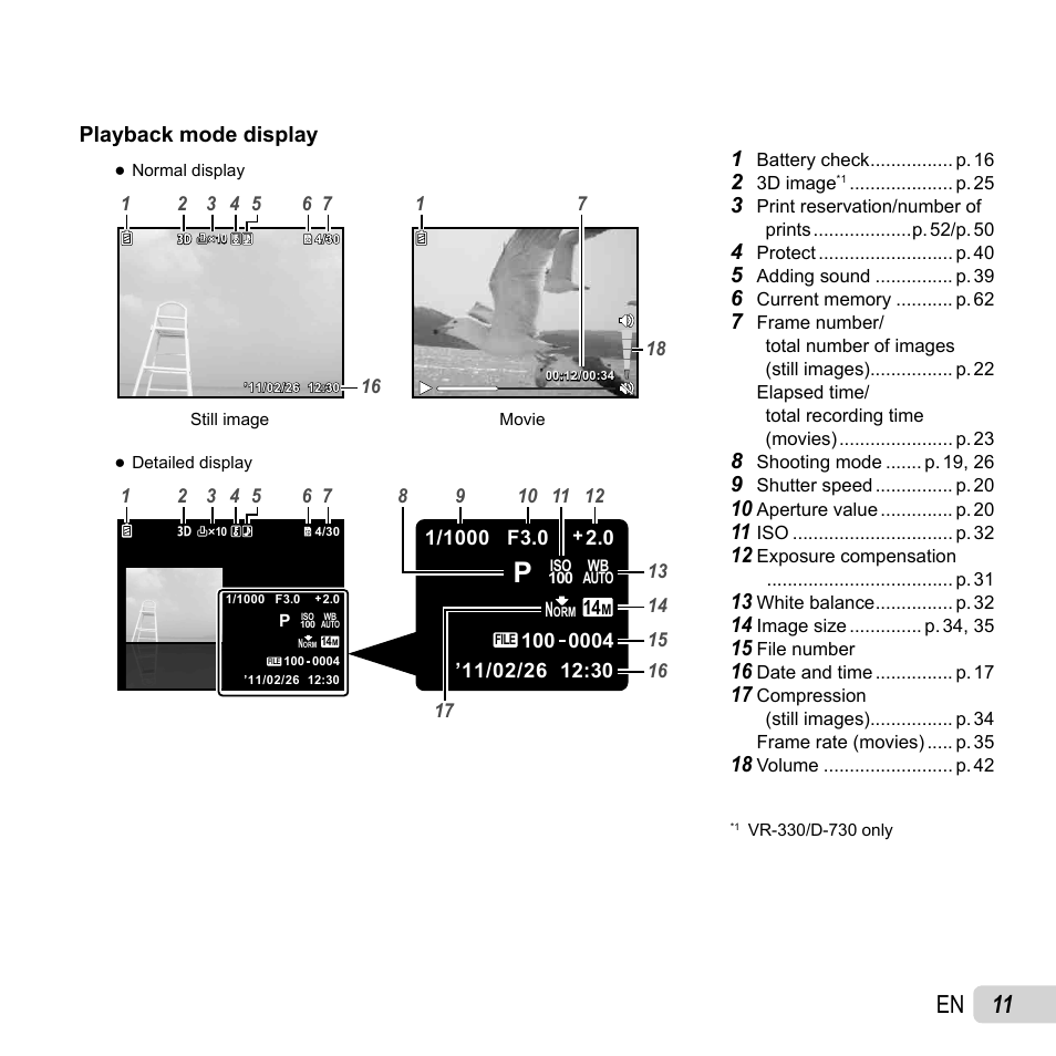 11 en | Olympus VR-310 User Manual | Page 11 / 76