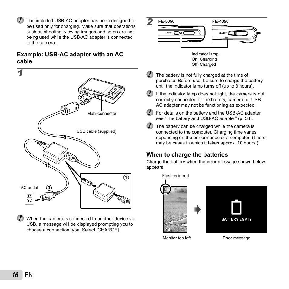 16 en | Olympus FE-4050 User Manual | Page 16 / 75
