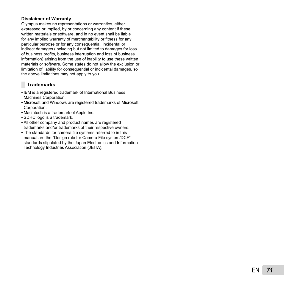 71 en | Olympus FE-4050 User Manual | Page 71 / 75