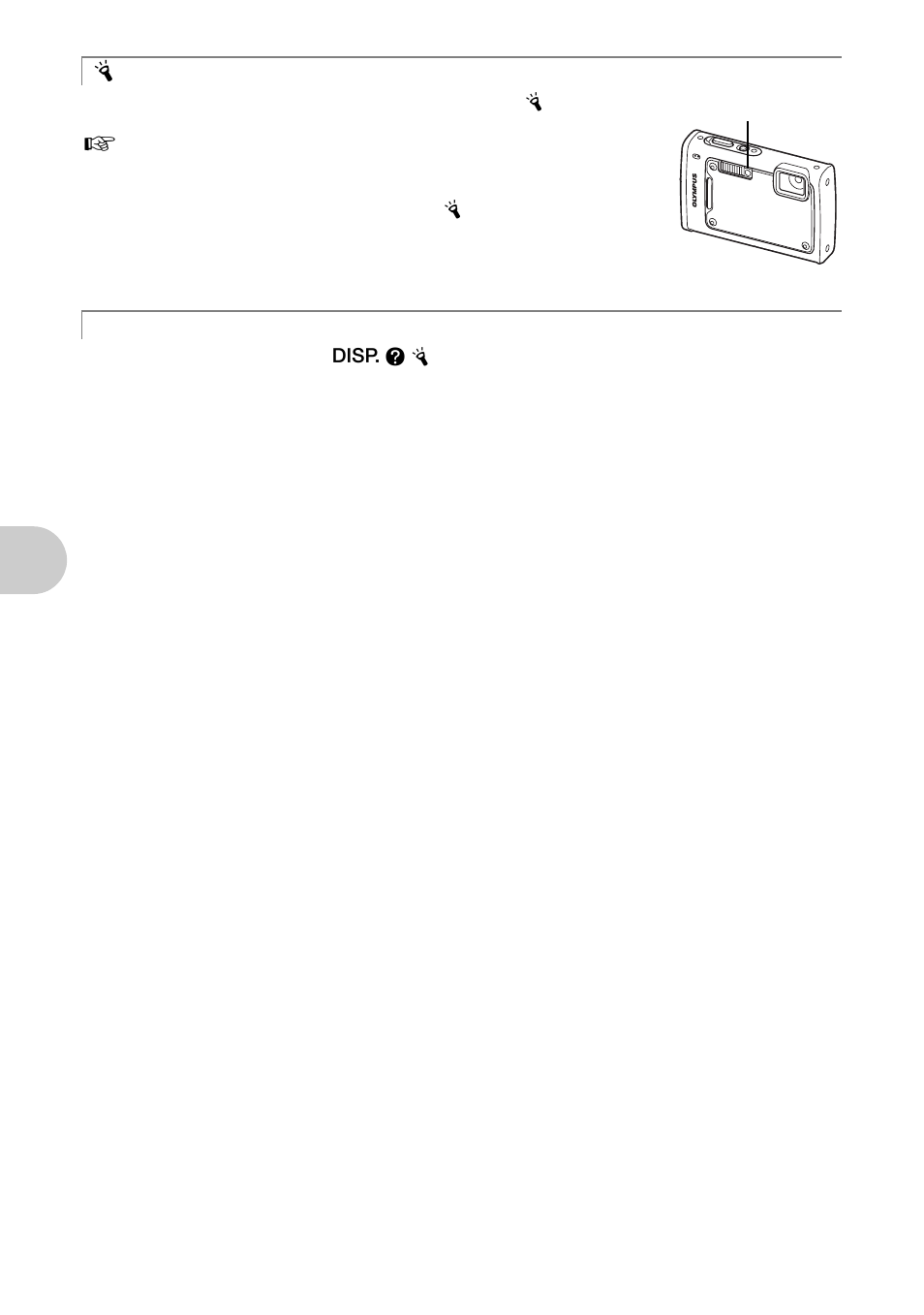 Turning on the led illuminator, Checking the time | Olympus 1030 SW User Manual | Page 20 / 80