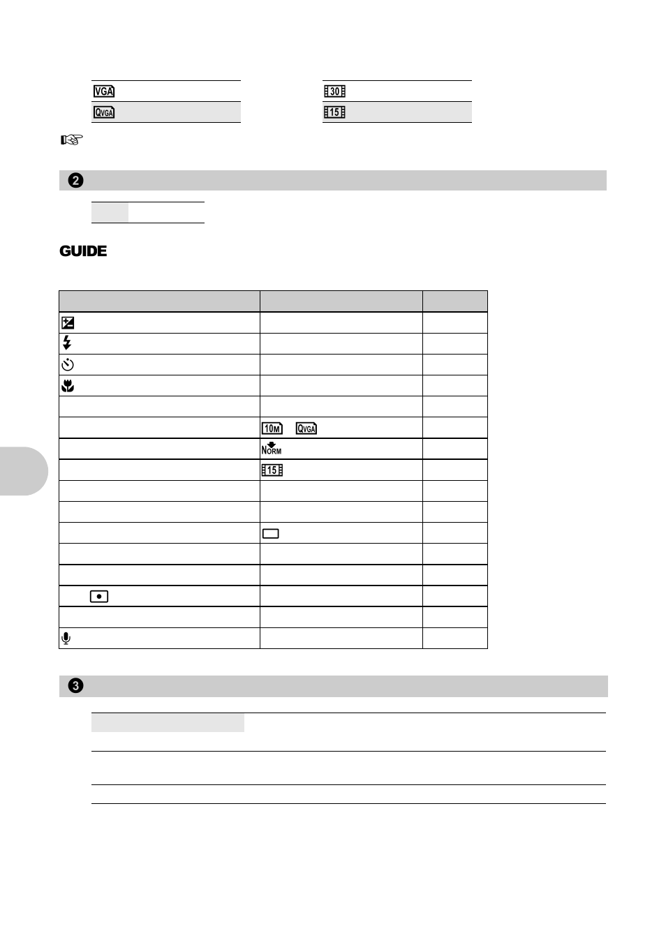 Restoring default settings, Taking and combining panoramic pictures, Panorama | Menu ope rati ons | Olympus 1030 SW User Manual | Page 24 / 80