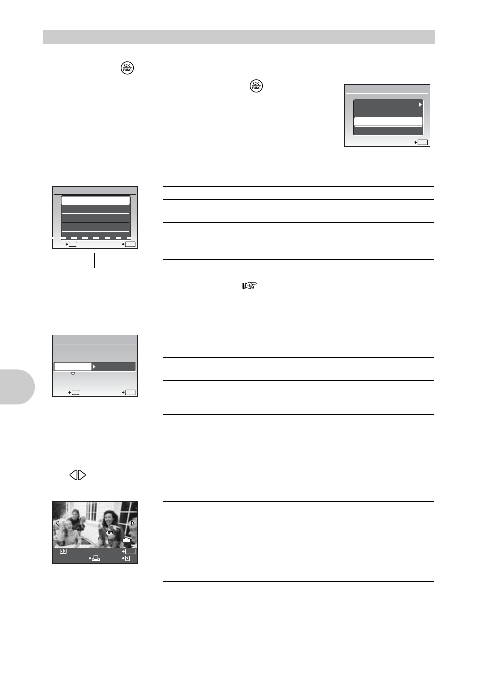 Pri nti ng pi ct ures, Select [custom print], and press o | Olympus 1030 SW User Manual | Page 42 / 80