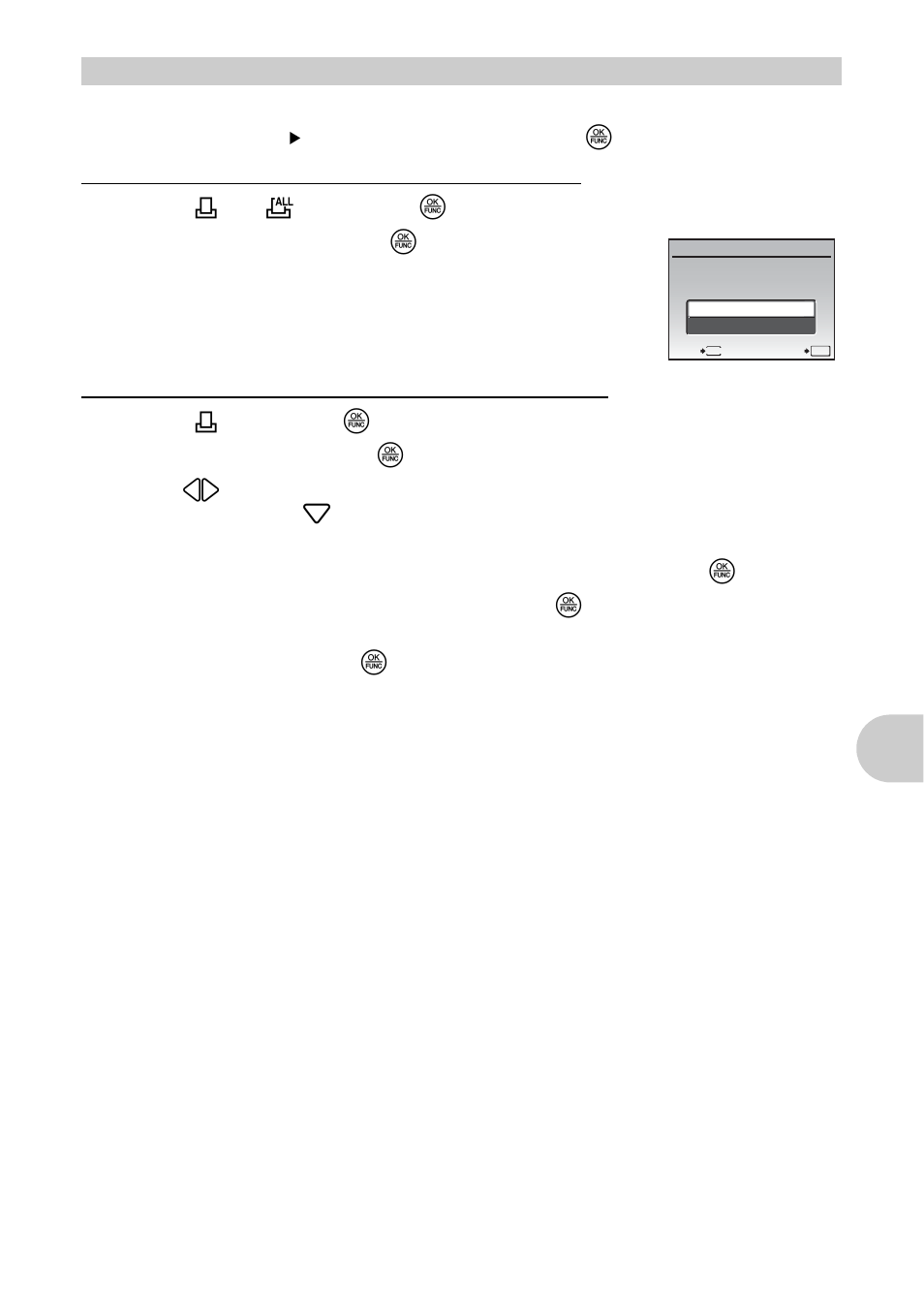 Resetting print reservation data | Olympus 1030 SW User Manual | Page 45 / 80