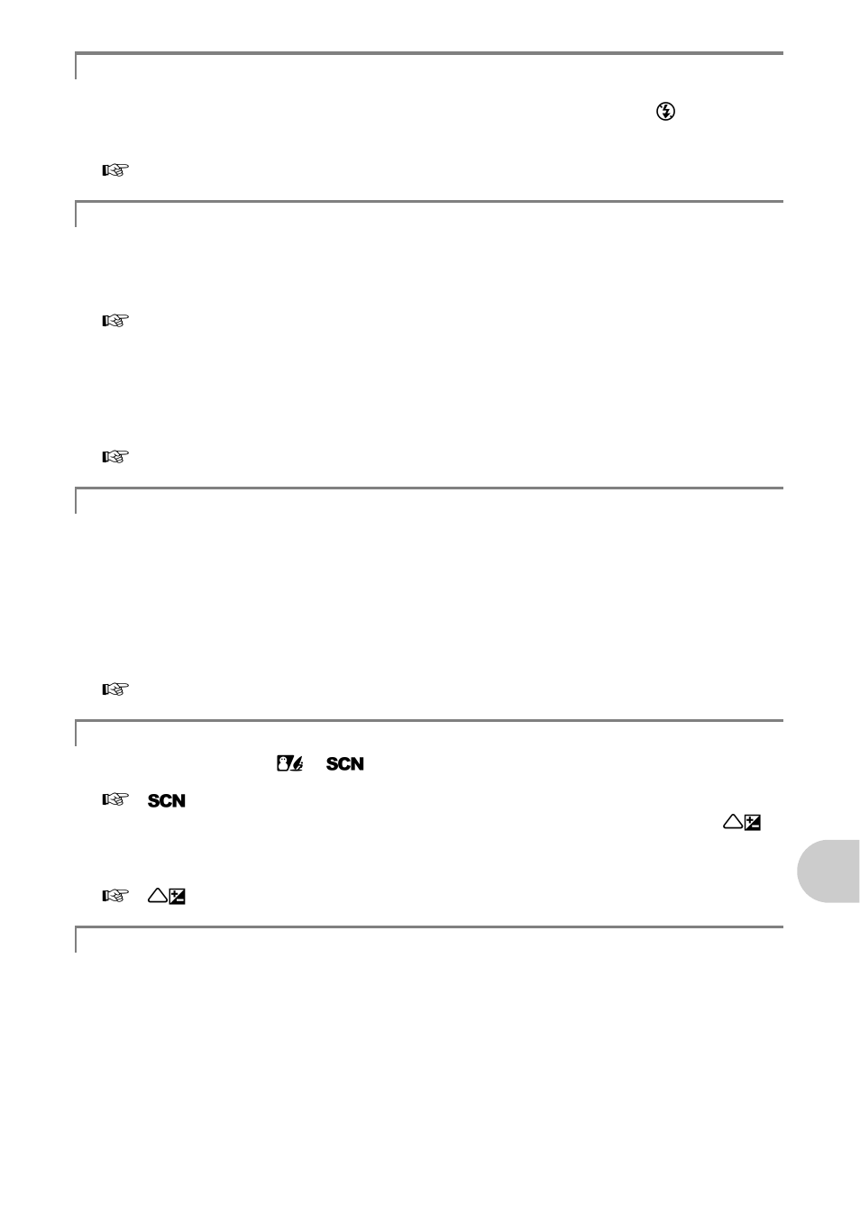 Taking stabilized pictures without the flash, The picture is too grainy, Taking pictures with the correct color | Taking pictures of a white beach or snow scene, Misalignment of panoramic pictures, Get ting to know your camera be tt er | Olympus 1030 SW User Manual | Page 53 / 80