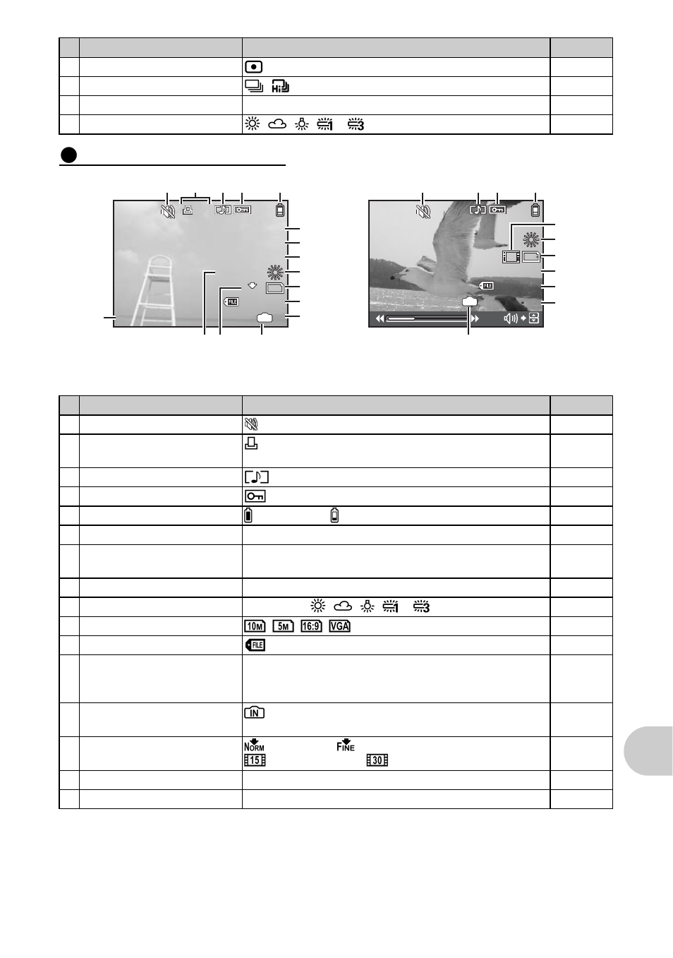 Monitor - playback mode, Ap pend ix | Olympus 1030 SW User Manual | Page 77 / 80