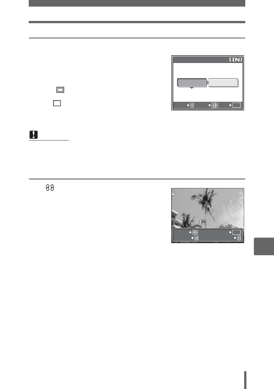 Setting the print paper, Selecting the picture to print | Olympus SP-350 User Manual | Page 131 / 195