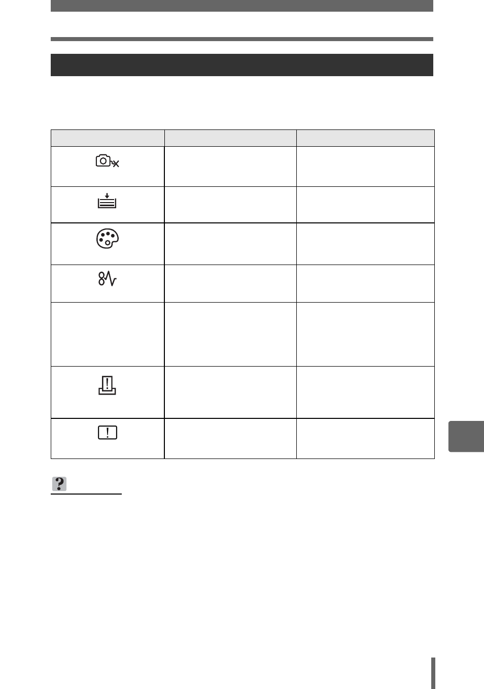 If an error message is displayed | Olympus SP-350 User Manual | Page 133 / 195
