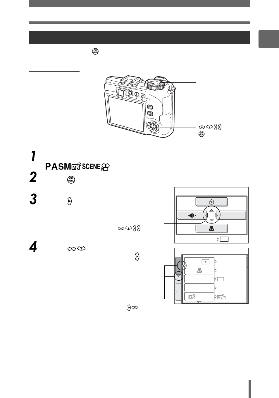 Using the menus | Olympus SP-350 User Manual | Page 17 / 195