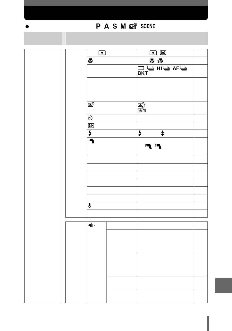 Menu list, T” (p. 177) | Olympus SP-350 User Manual | Page 177 / 195