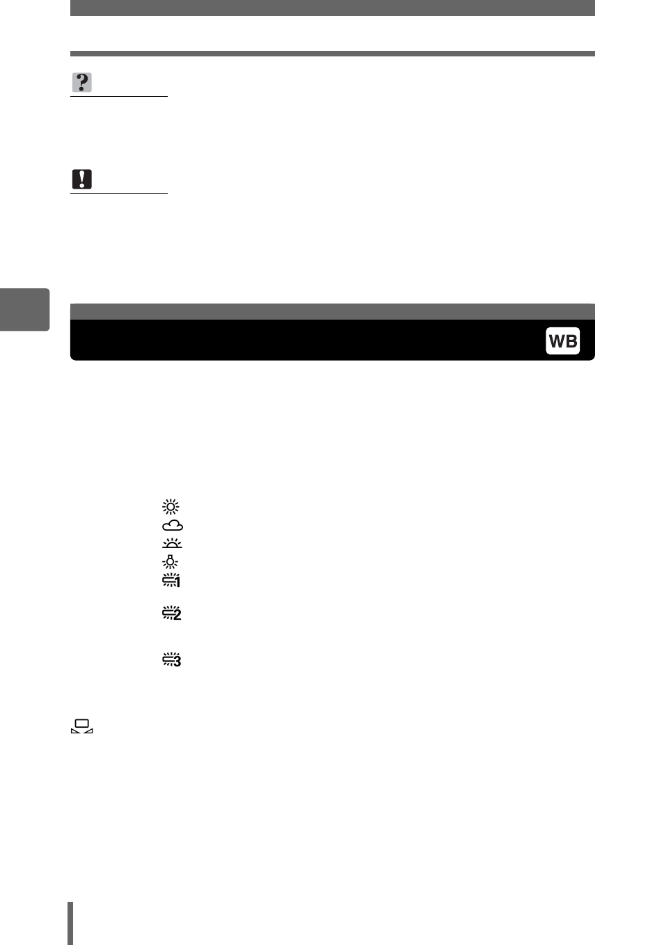 Adjusting the white balance | Olympus SP-350 User Manual | Page 64 / 195