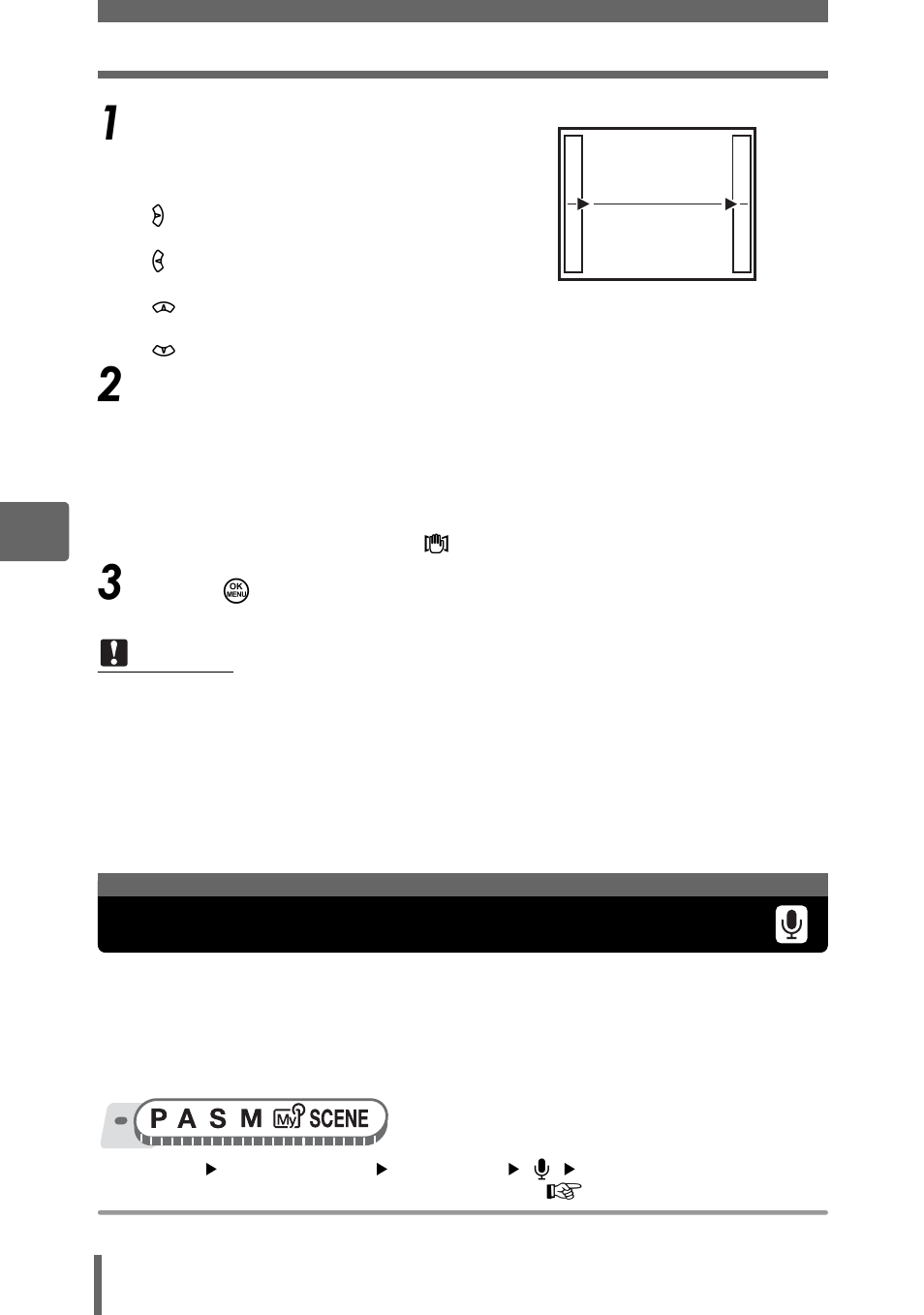 Recording sound with still pictures | Olympus SP-350 User Manual | Page 74 / 195