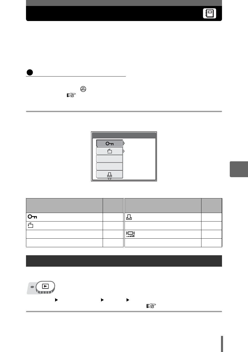 Playing back albums, Adding pictures to an album (album entry), Adding pictures to an album | Album entry)” (p. 83), P. 83, Album playback mode menu, Album menu | Olympus SP-350 User Manual | Page 83 / 195