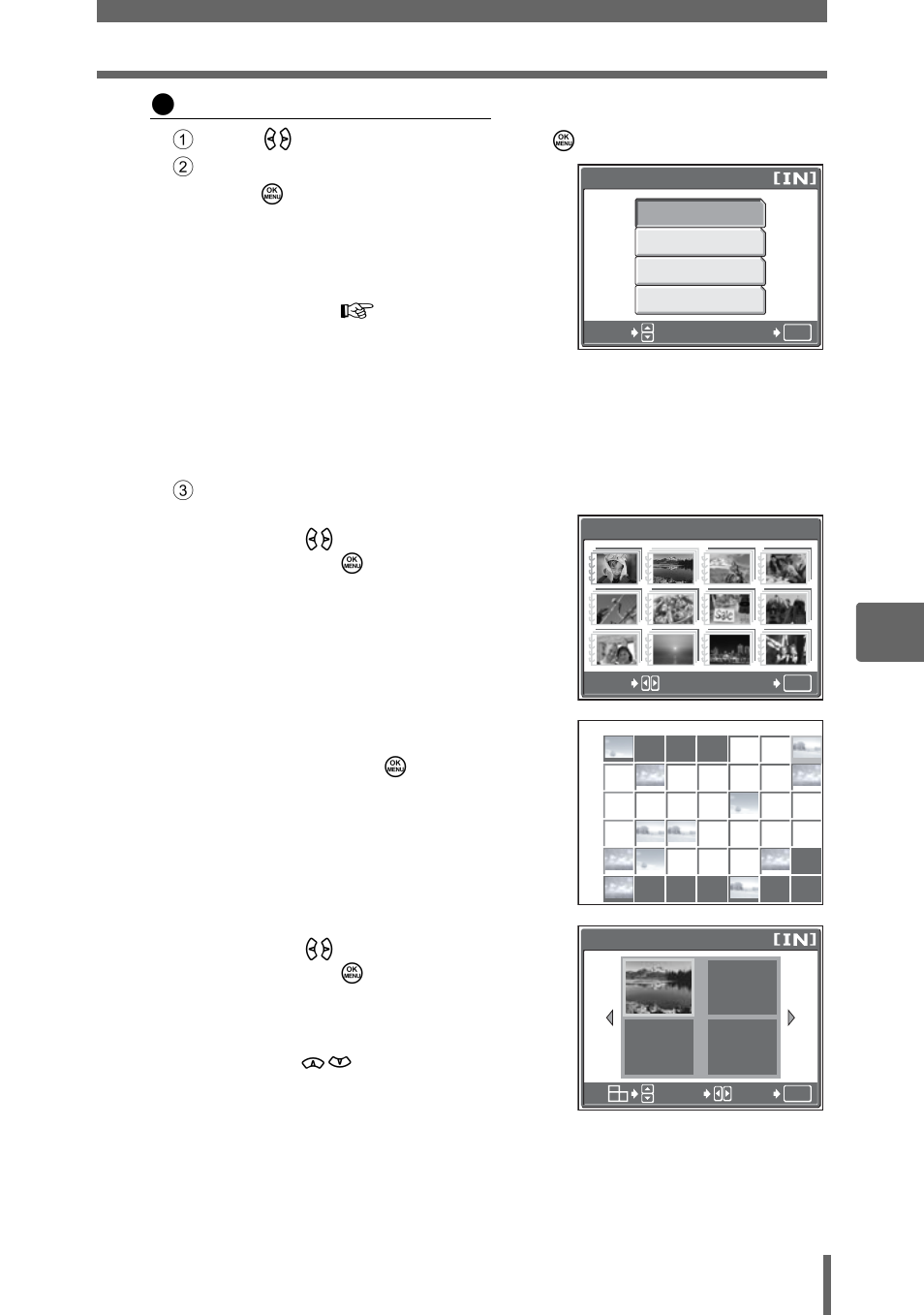When [layout] is selected, Pl ayback | Olympus SP-350 User Manual | Page 97 / 195