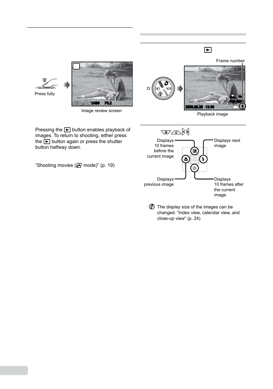 Viewing images, 1 en | Olympus 9000 User Manual | Page 16 / 73
