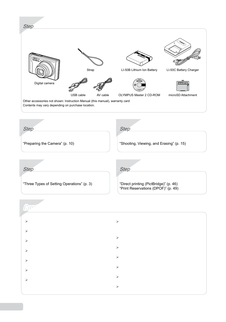 Olympus 9000 User Manual | Page 2 / 73