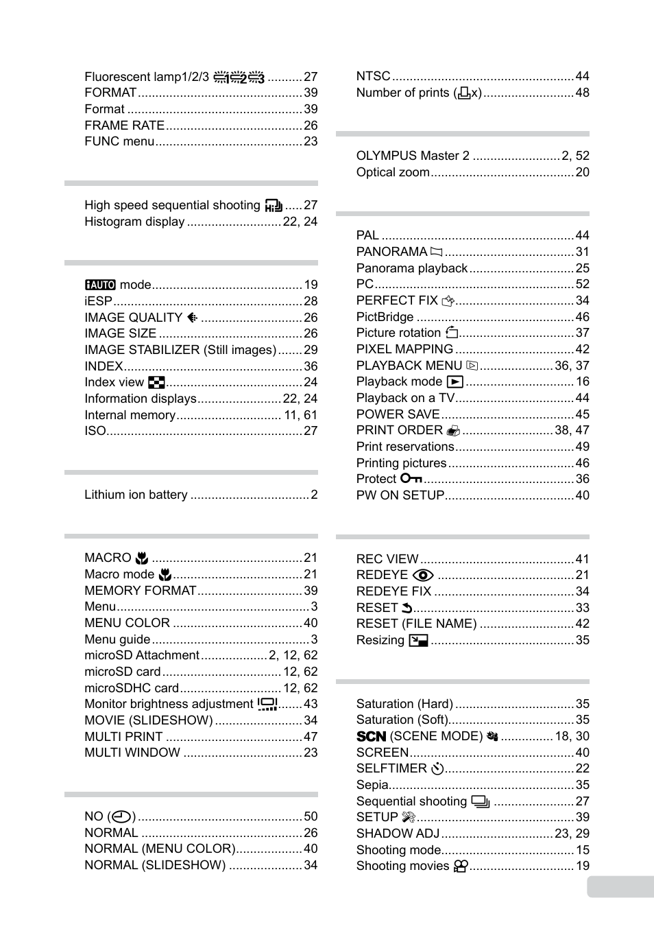 Olympus 9000 User Manual | Page 71 / 73