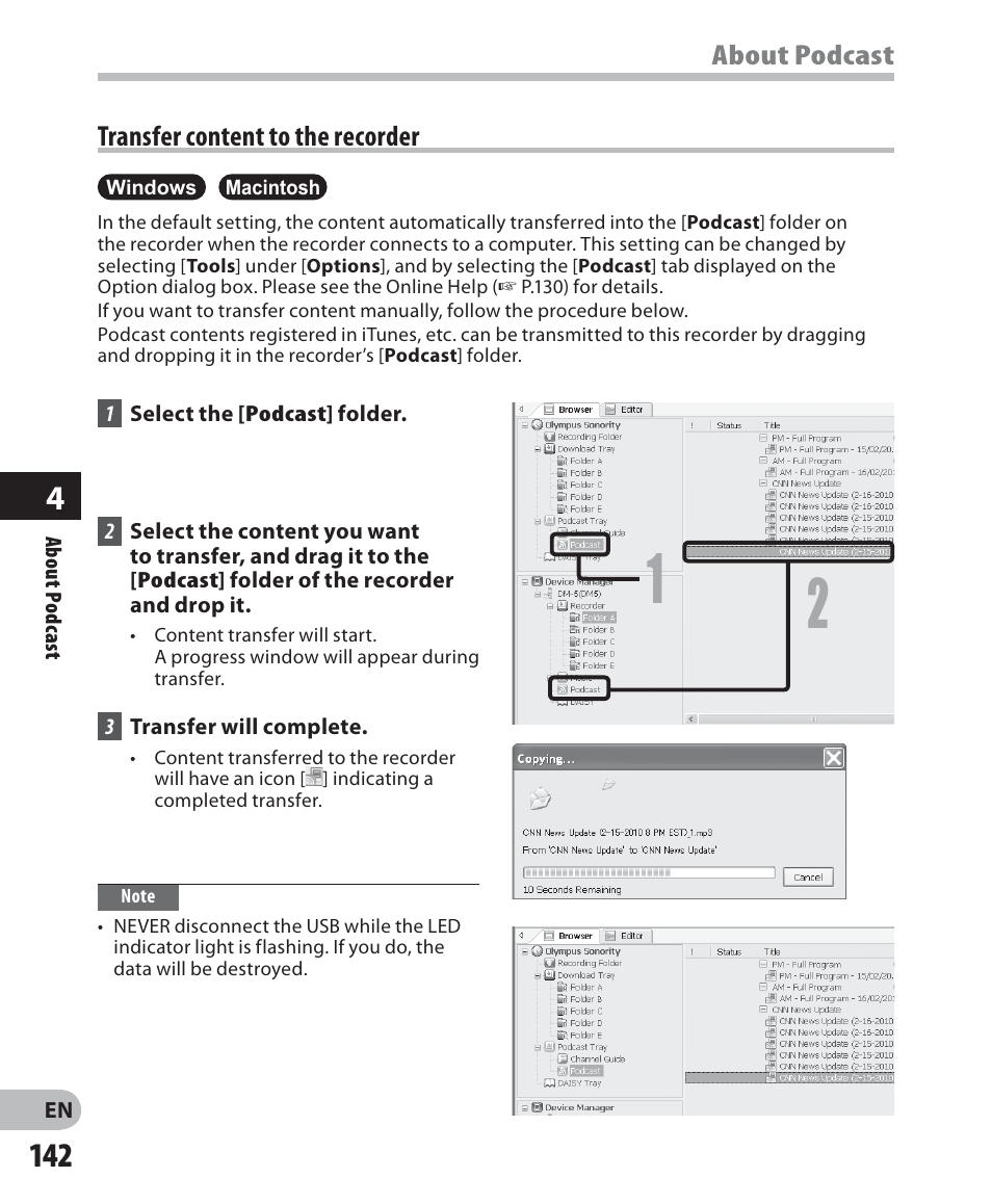 Olympus DM-5 User Manual | Page 142 / 187