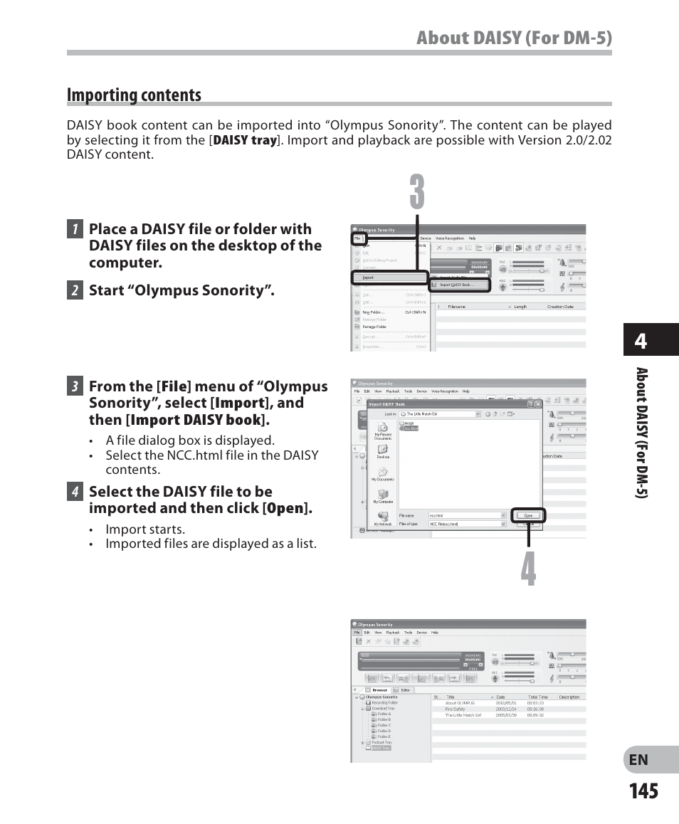 Olympus DM-5 User Manual | Page 145 / 187