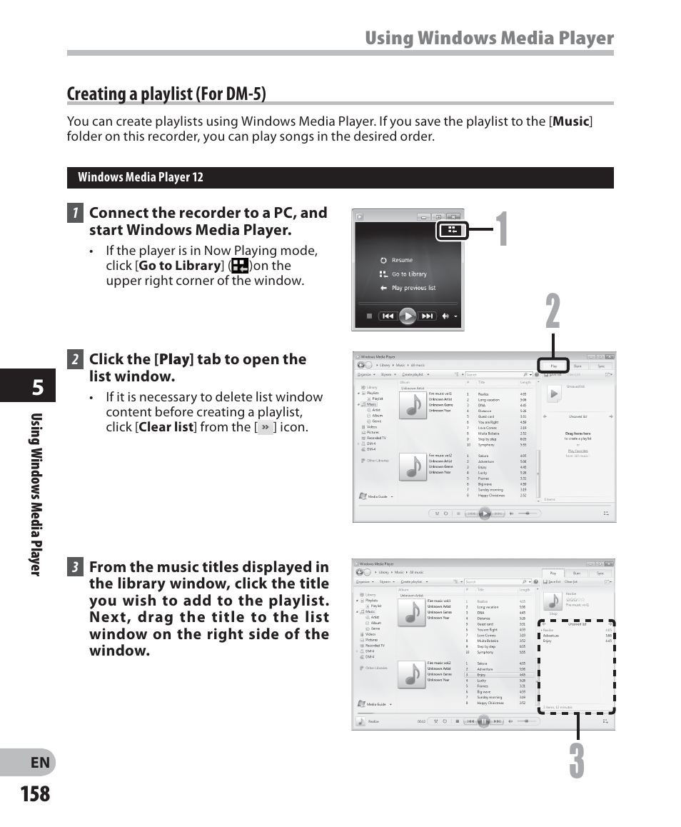 Olympus DM-5 User Manual | Page 158 / 187