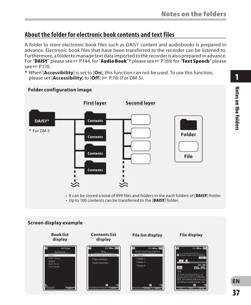 Olympus DM-5 User Manual | Page 37 / 187