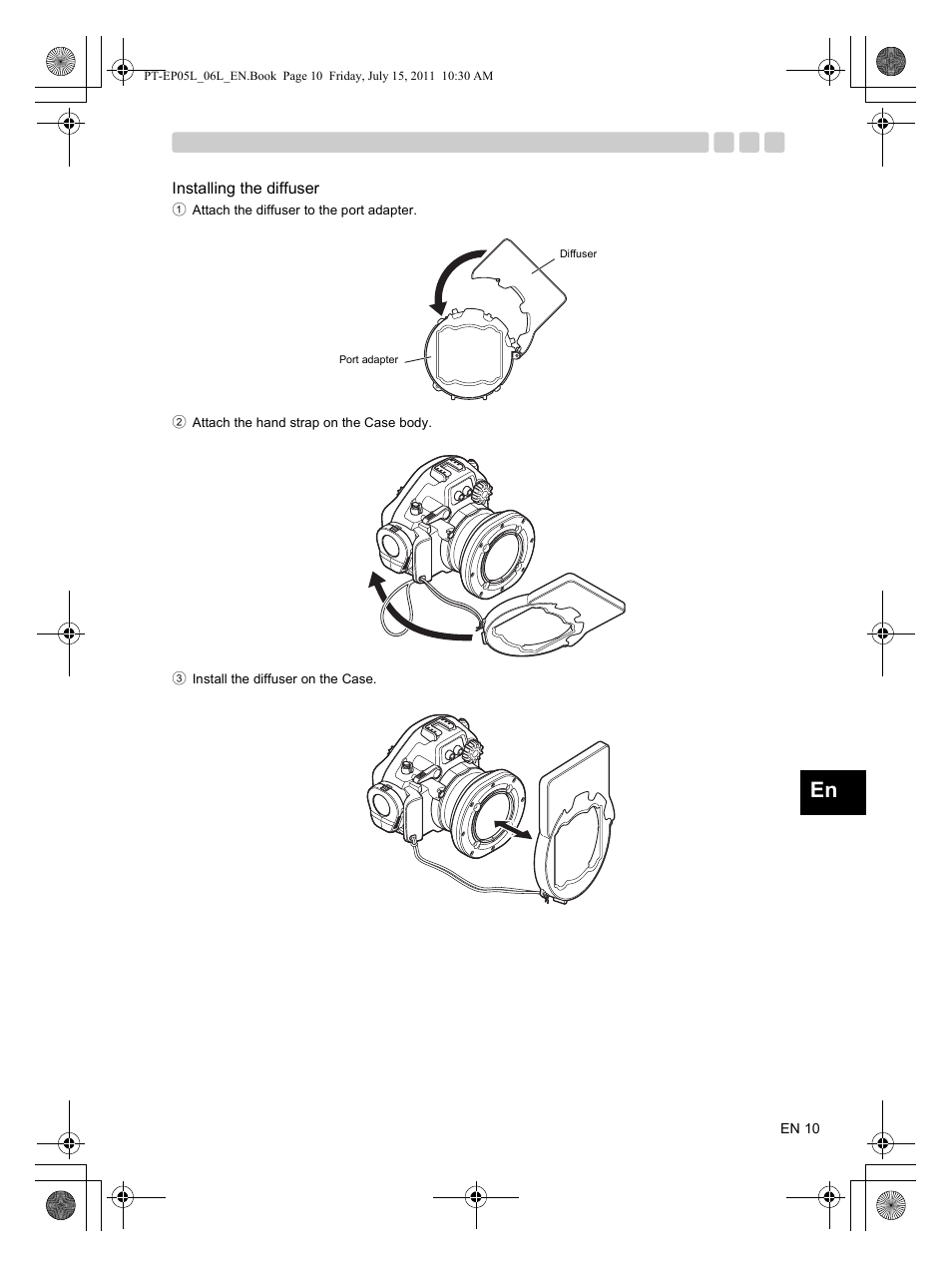 Olympus PT-EP06L User Manual | Page 11 / 27