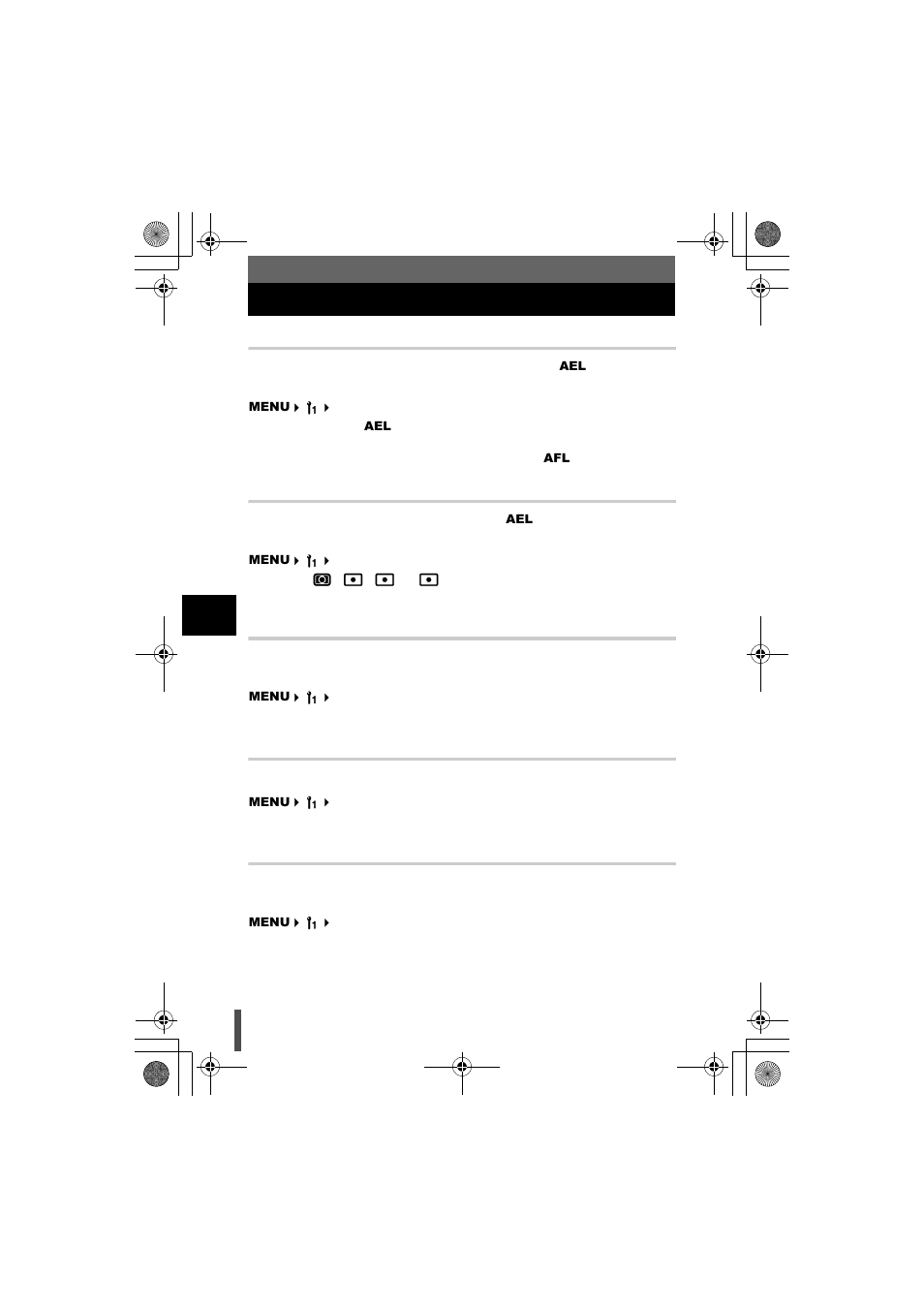 Other function settings, Ael/afl memo, Ael metering | Ev step, Iso step, Iso boost, G“ev, Step” (p. 108), G“ev step” (p. 108) | Olympus E-330 User Manual | Page 108 / 196