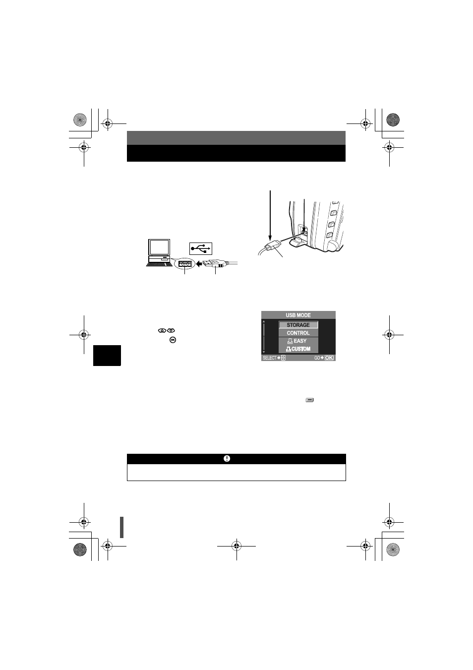 Connecting the camera to a computer, 10 “connecting the camera to a, Computer | G p. 136) | Olympus E-330 User Manual | Page 136 / 196