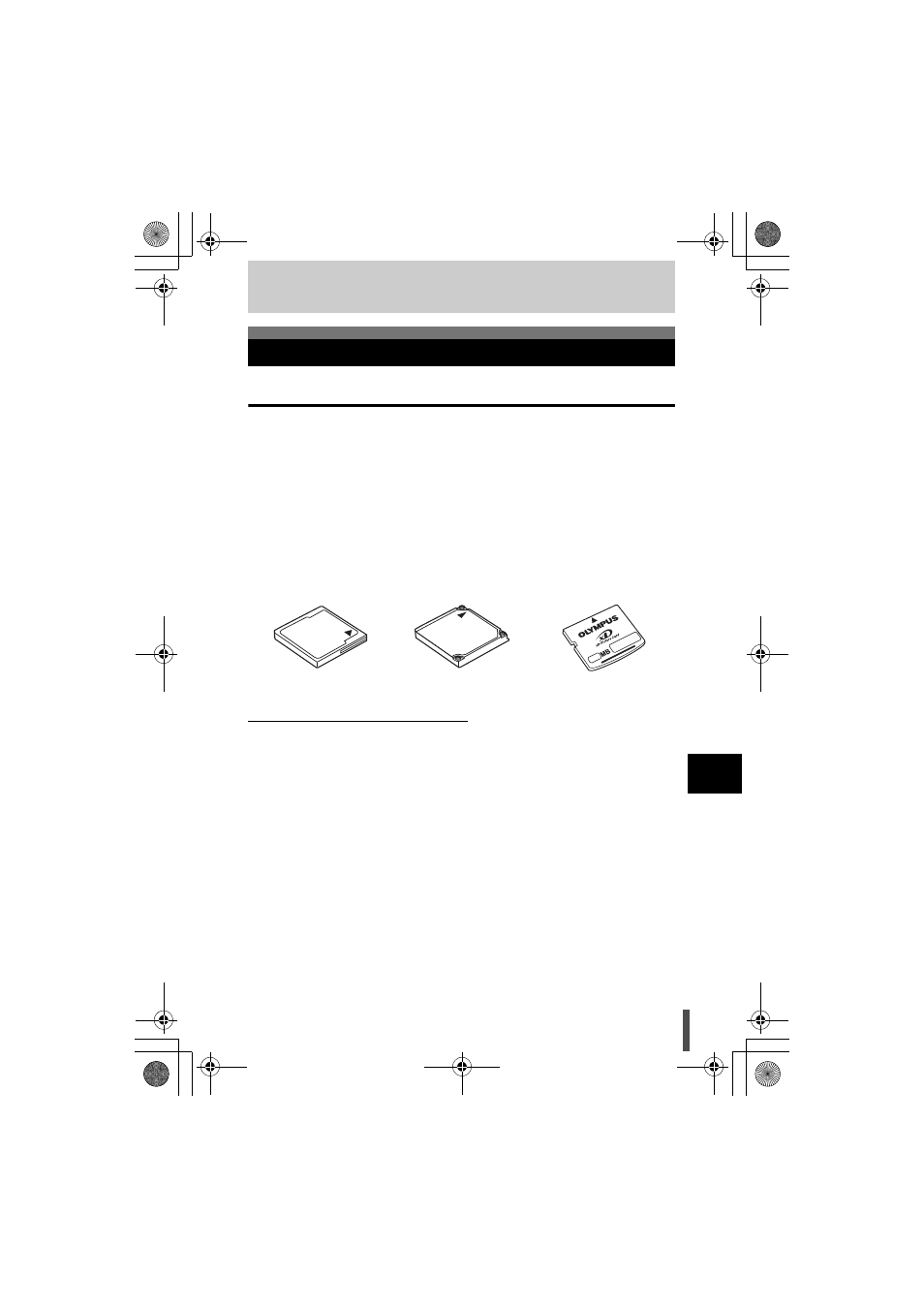 11 information, Card basics, Usable cards | Information | Olympus E-330 User Manual | Page 163 / 196