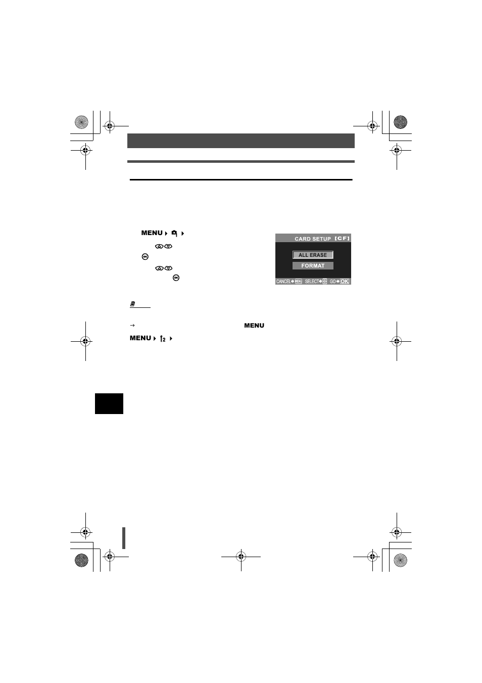 Formatting the card | Olympus E-330 User Manual | Page 164 / 196