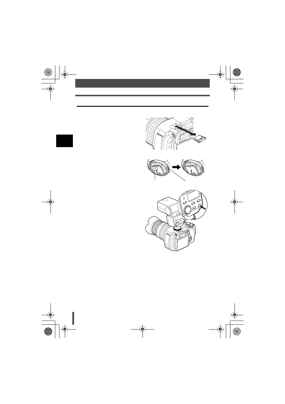 Using the external electronic flash | Olympus E-330 User Manual | Page 54 / 196