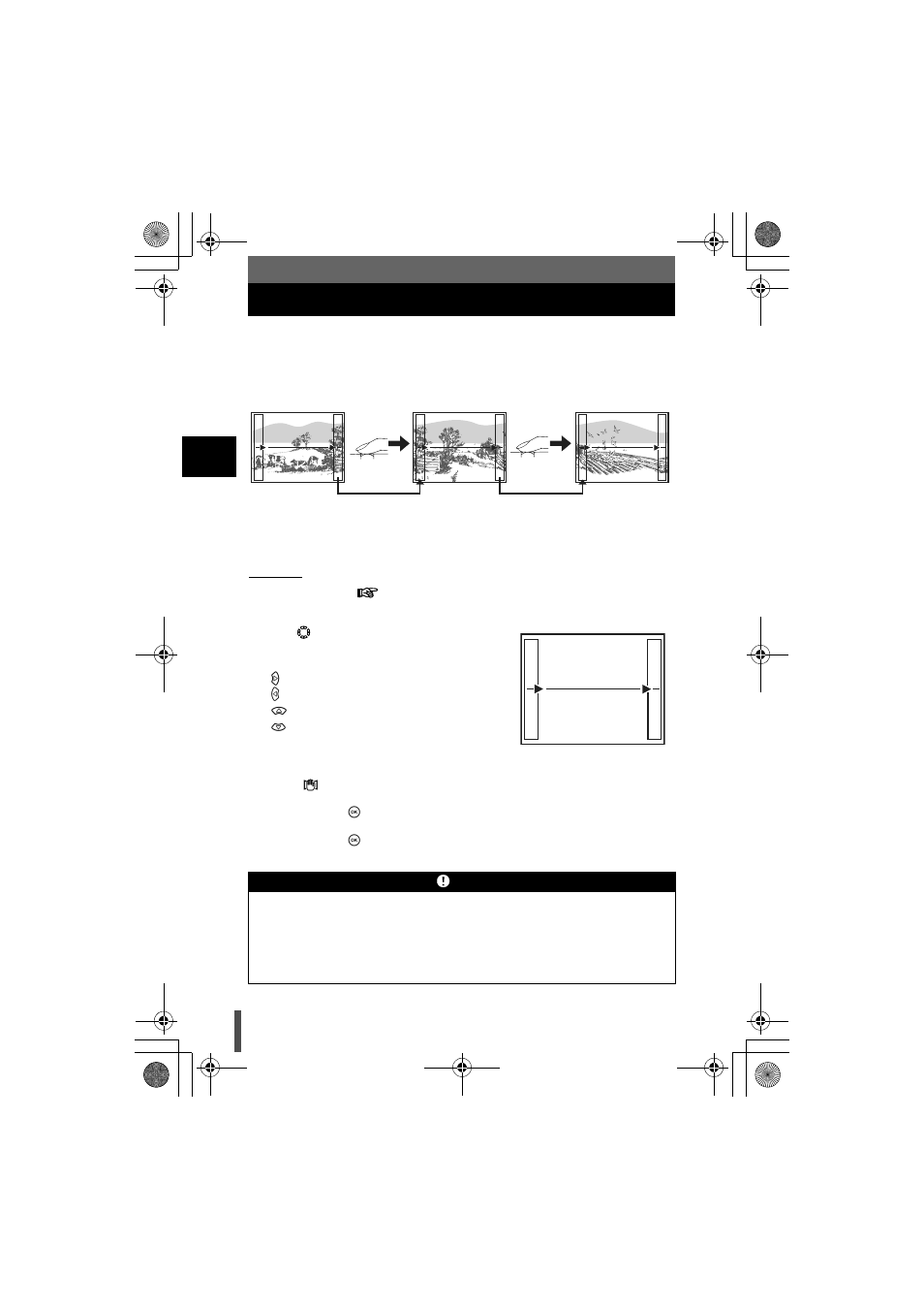 Panorama shooting | Olympus E-330 User Manual | Page 64 / 196