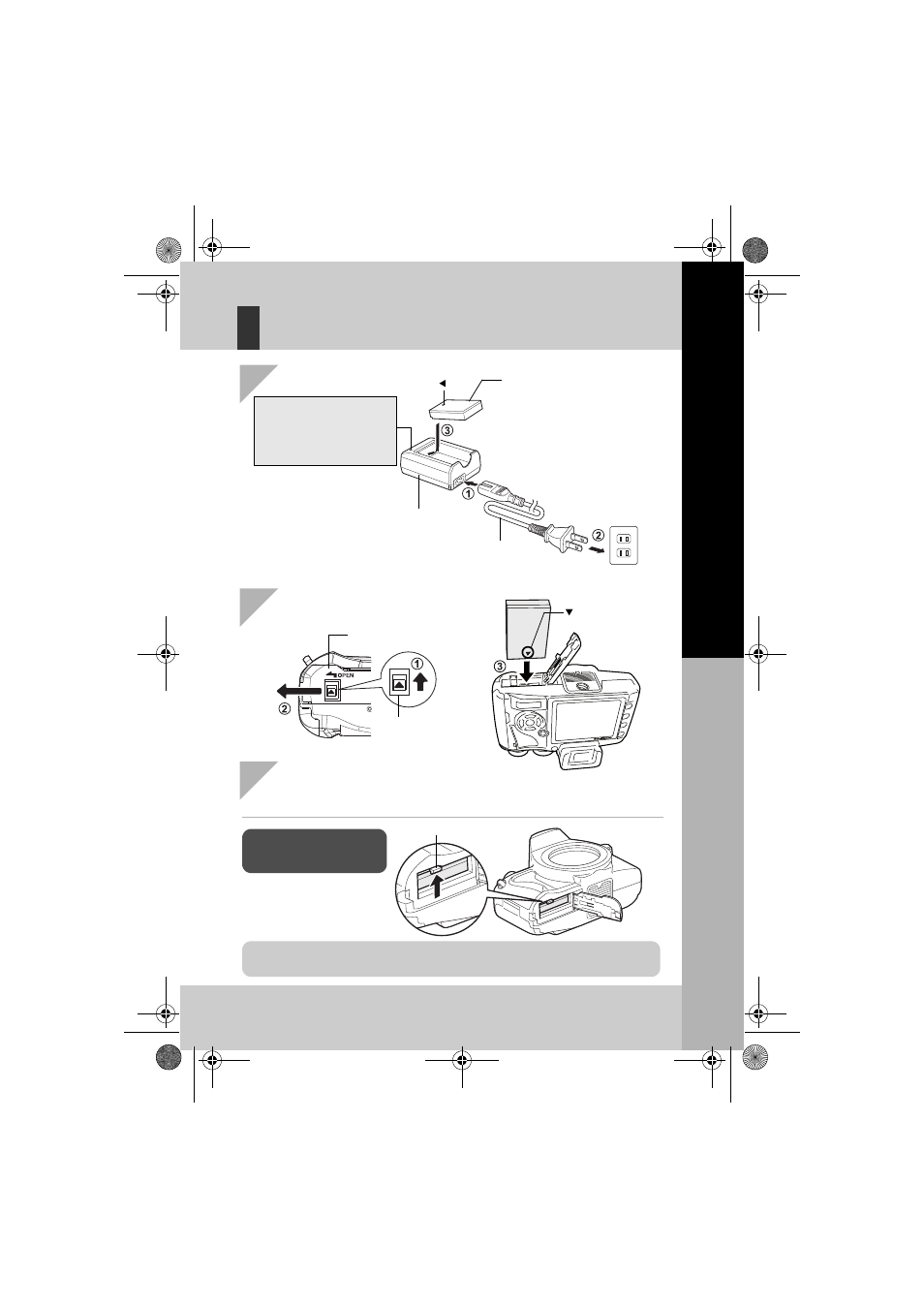 Preparing the battery | Olympus E-450 User Manual | Page 11 / 147