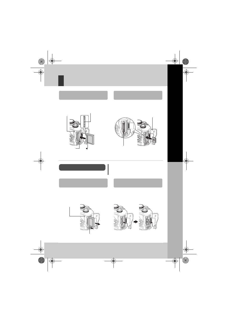 Loading the card | Olympus E-450 User Manual | Page 13 / 147