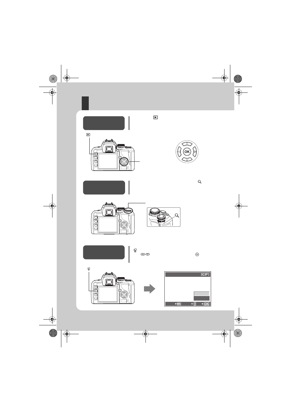 Playback/erasing | Olympus E-450 User Manual | Page 18 / 147