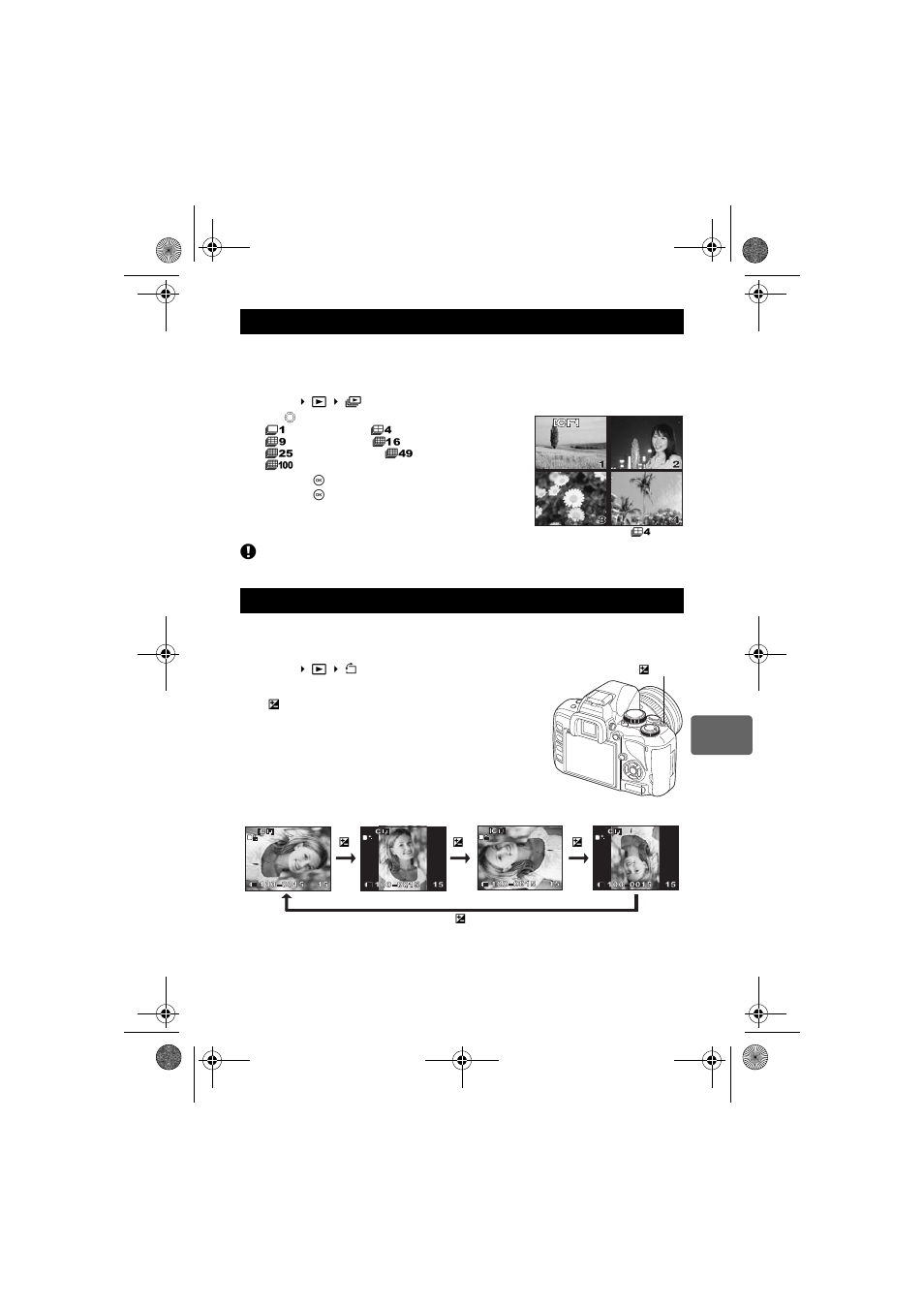 Slideshow rotating images | Olympus E-450 User Manual | Page 77 / 147