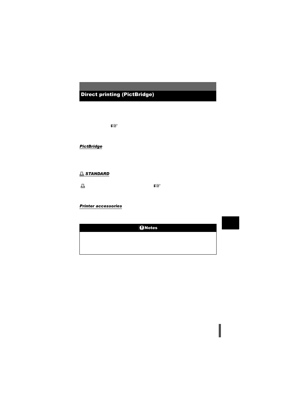 Direct printing (pictbridge) | Olympus E-500 User Manual | Page 145 / 216