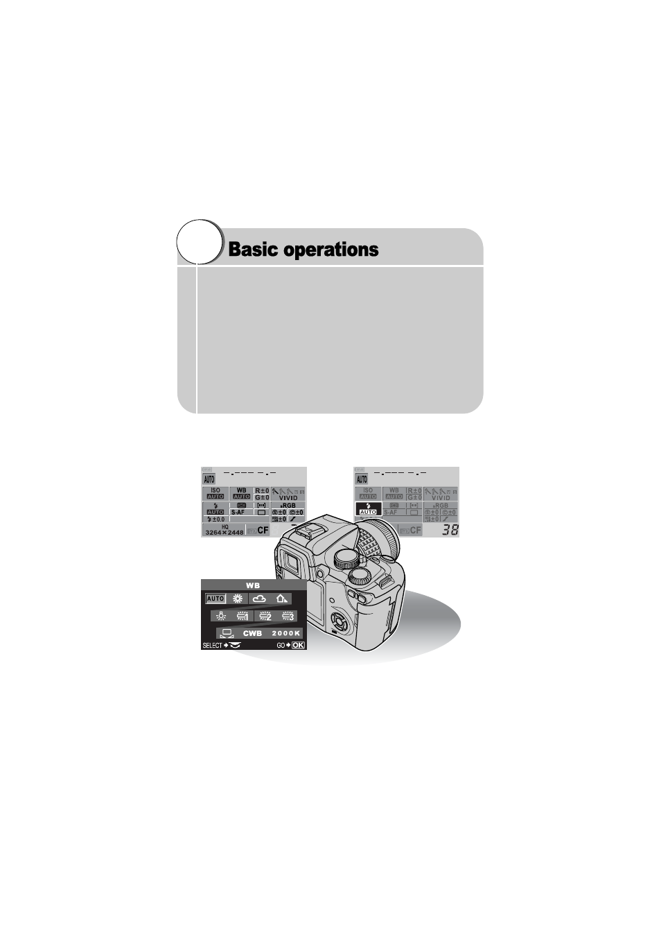 1 basic operations, Basic operations | Olympus E-500 User Manual | Page 17 / 216