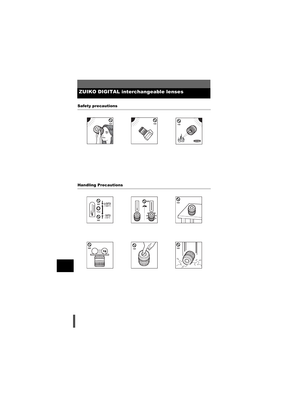 Zuiko digital interchangeable lenses | Olympus E-500 User Manual | Page 208 / 216