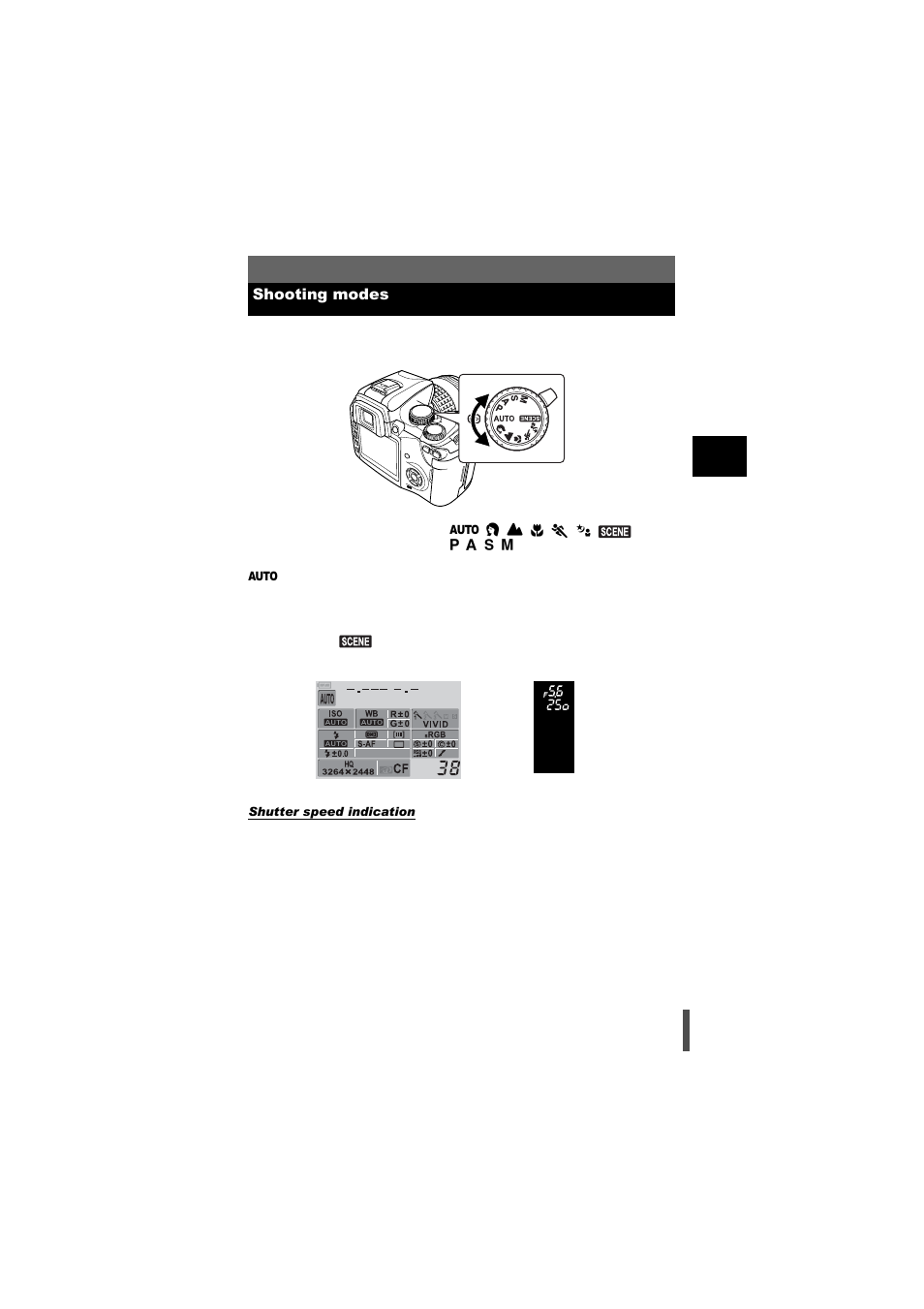 Shooting modes | Olympus E-500 User Manual | Page 33 / 216