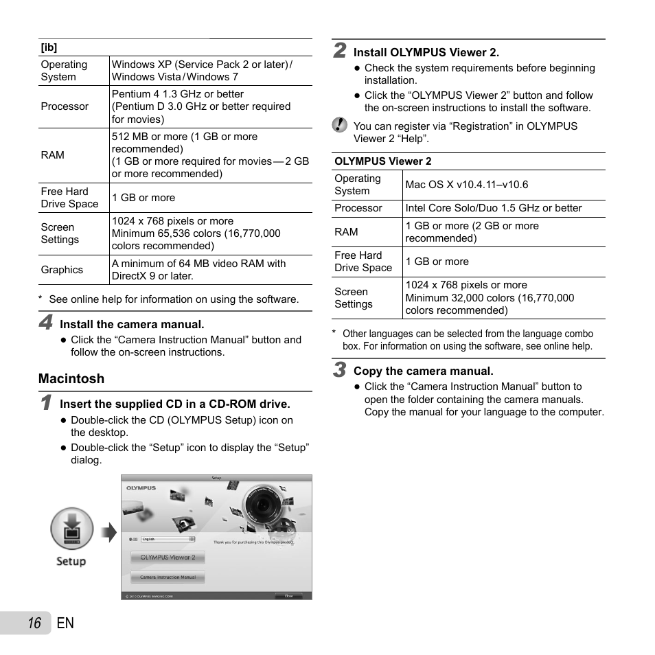 16 en | Olympus SH-21 User Manual | Page 16 / 82