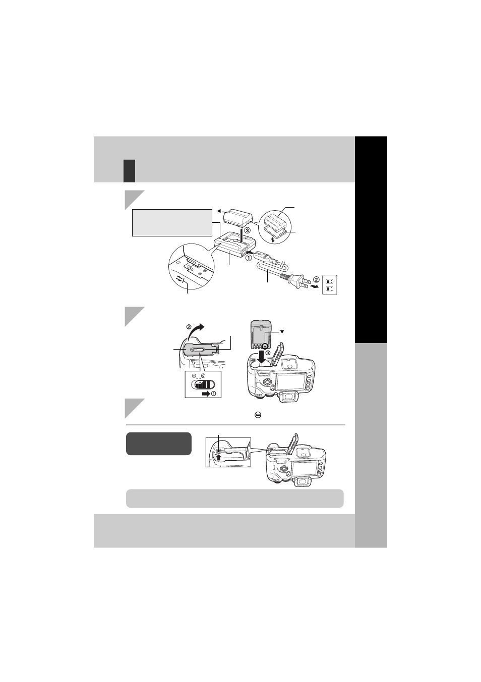 Preparing the battery | Olympus E-520 User Manual | Page 11 / 147