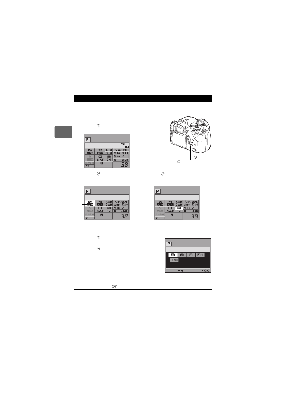 Using the super control panel | Olympus E-520 User Manual | Page 28 / 147