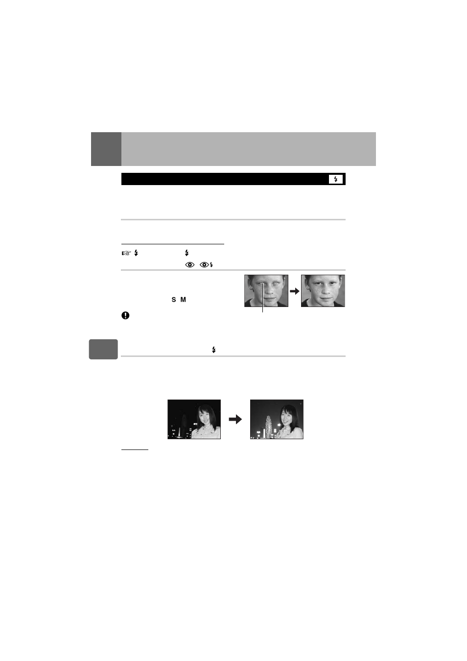 Flash shooting | Olympus E-520 User Manual | Page 68 / 147