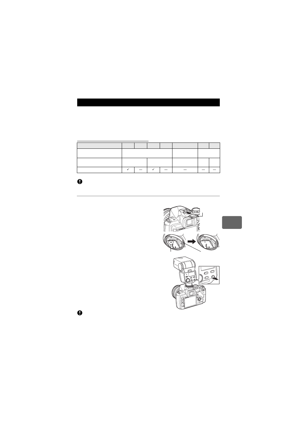 External flash shooting | Olympus E-520 User Manual | Page 73 / 147