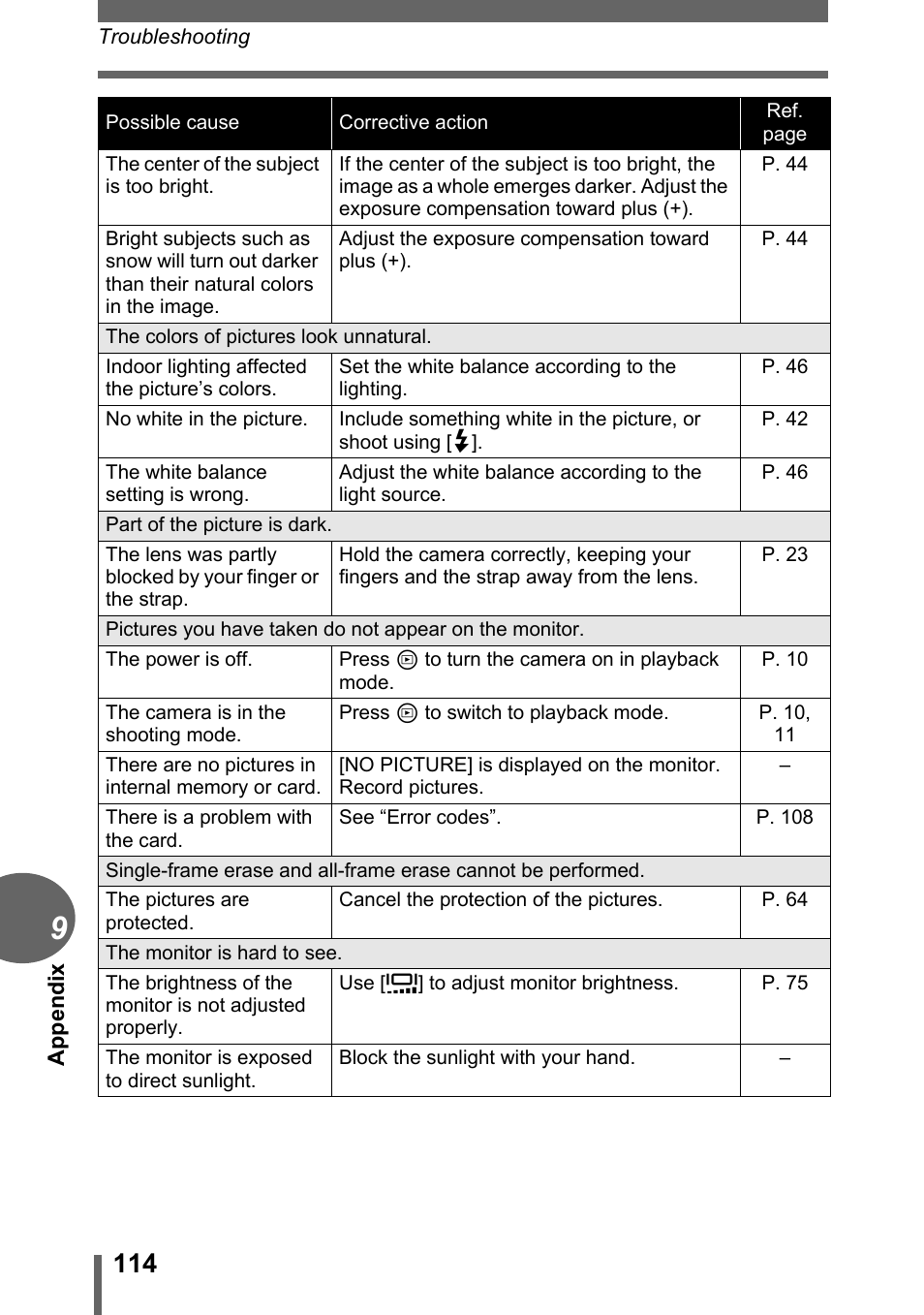 Olympus FE-120 User Manual | Page 114 / 139