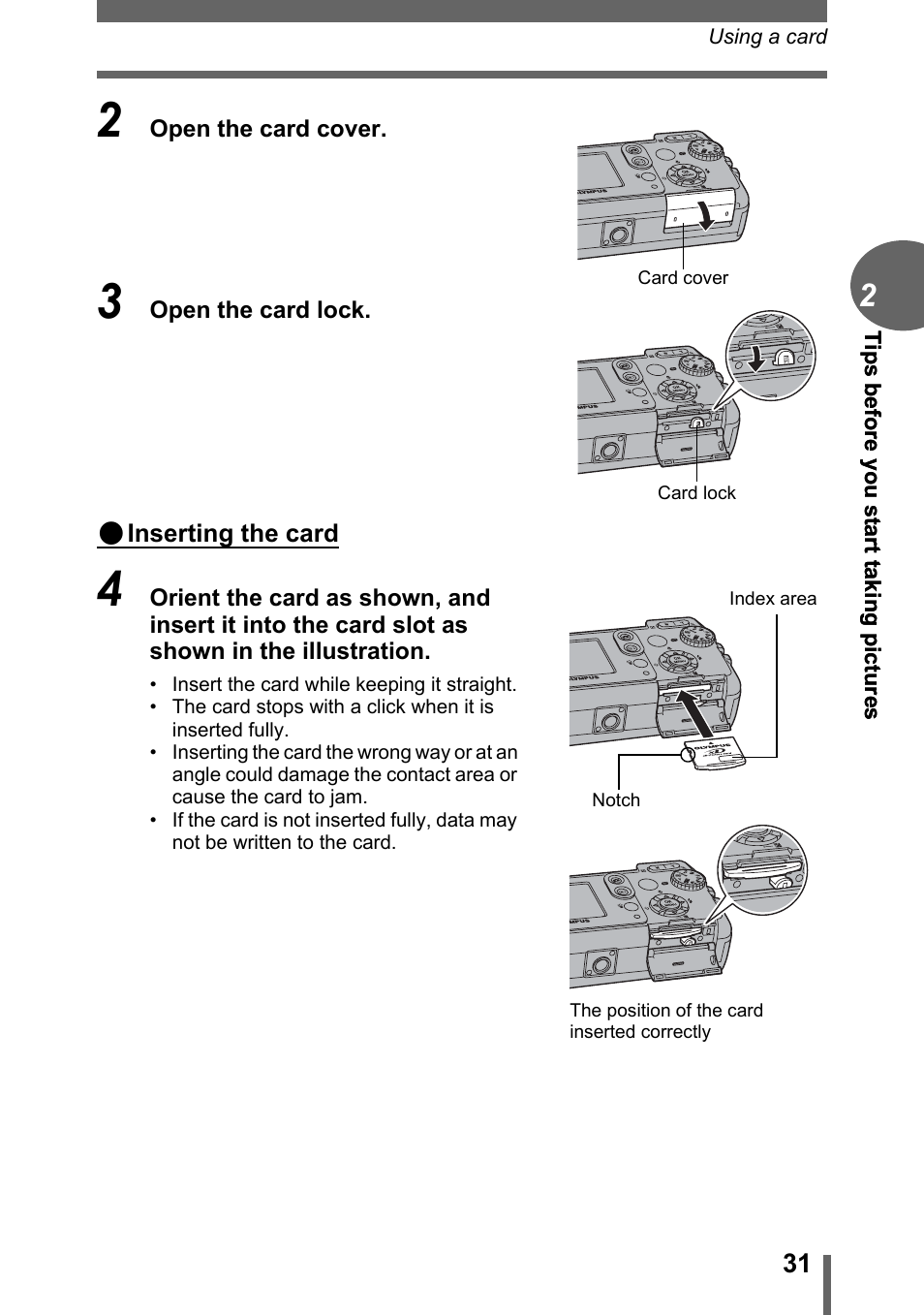 Olympus FE-120 User Manual | Page 31 / 139