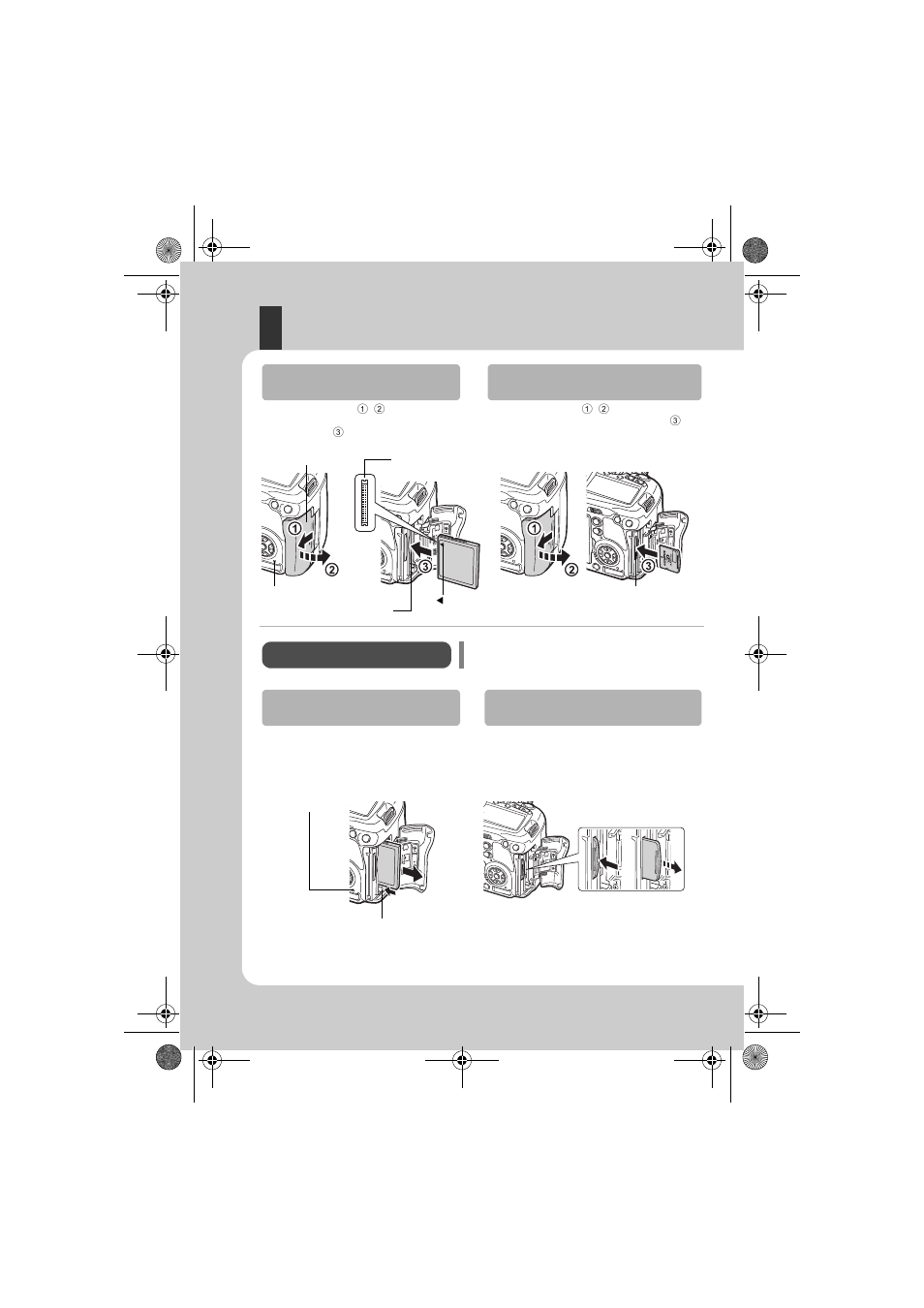 Loading the card | Olympus E-30 User Manual | Page 14 / 163
