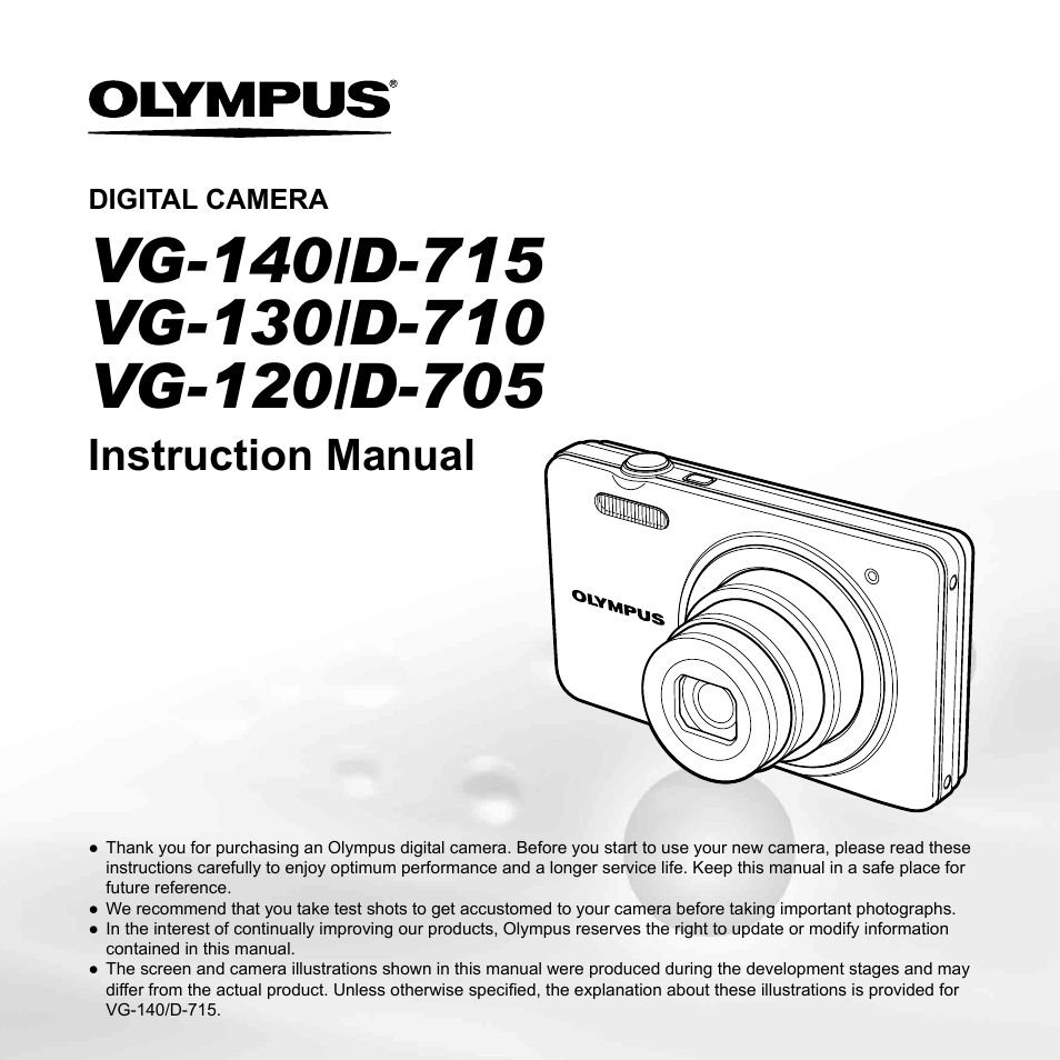 Olympus VG-120 User Manual | 76 pages