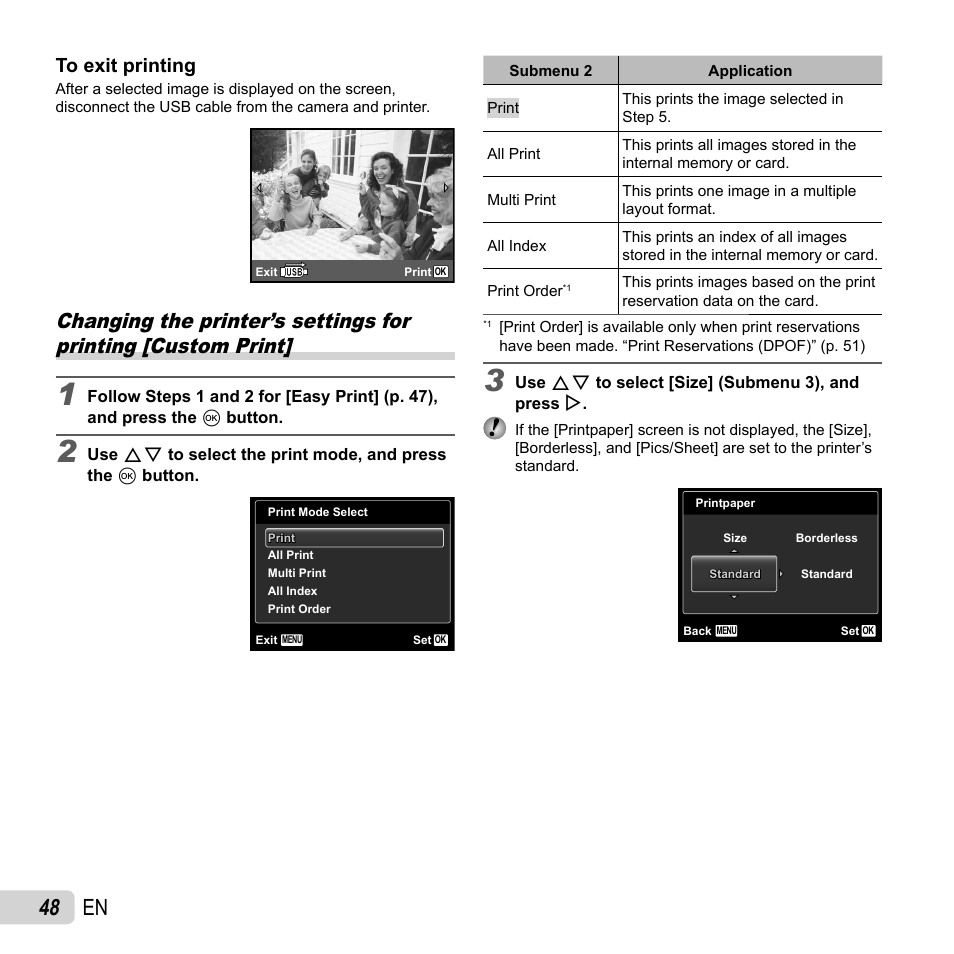 48 en | Olympus VG-120 User Manual | Page 48 / 76